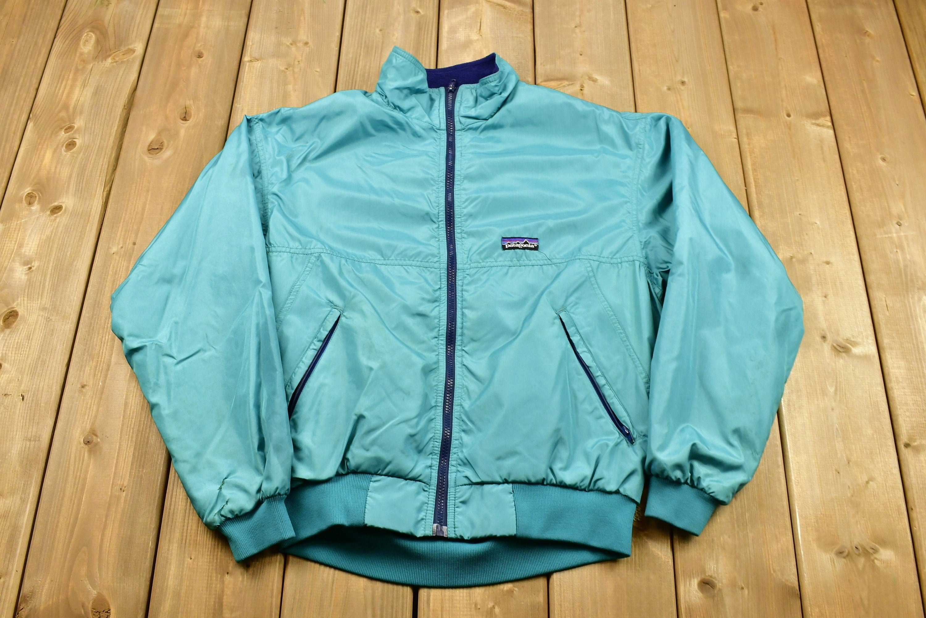 Vintage 1980s Patagonia Fleece Lined Windbreaker