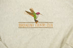 Vintage 1990 Eshquaguma Country Club Humming Bird Crewneck Sweatshirt