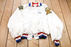 Vintage 1980s King Louie American Legion Satin Bomber Jacket