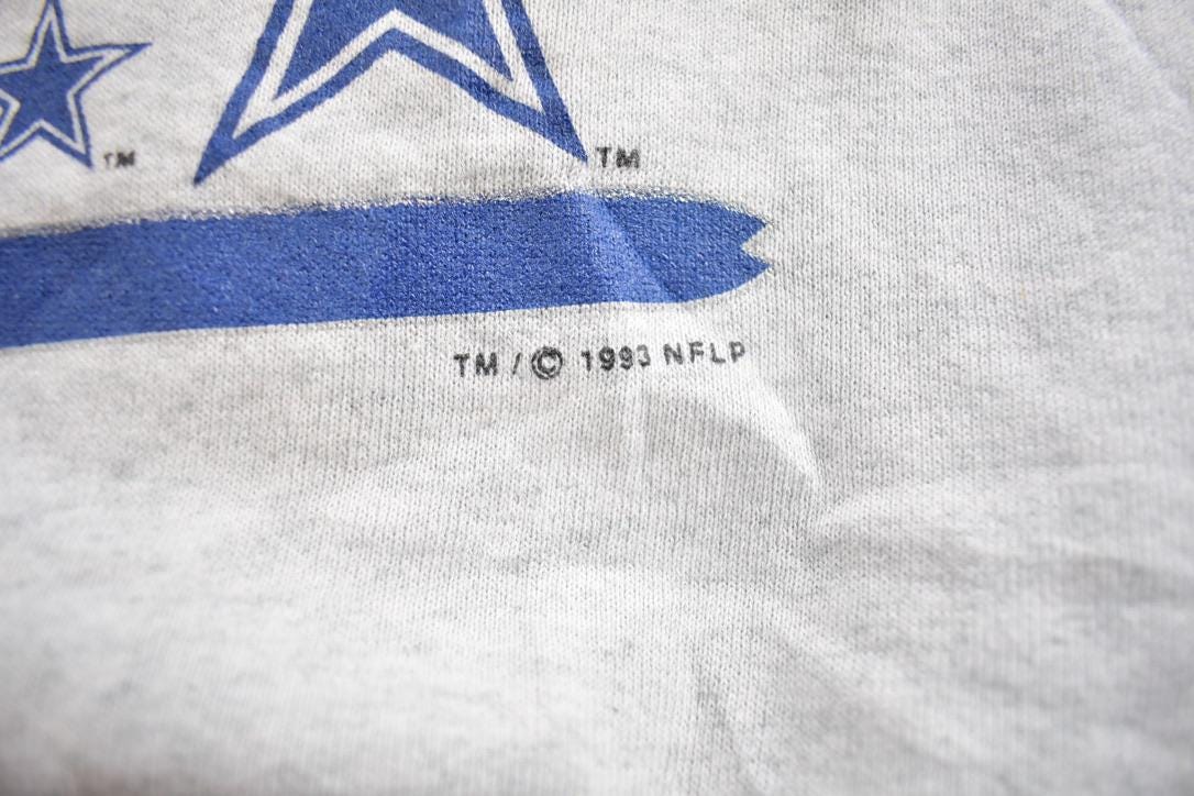 Vintage 1993 Dallas Cowboys NFL Football Crewneck Sweatshirt Made In USA