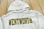 Vintage Y2K Wentworth College Champion Reverse Weave Hoodie Sweatshirt Men's M / 2000s Heavyweight Sweater / Collegiate