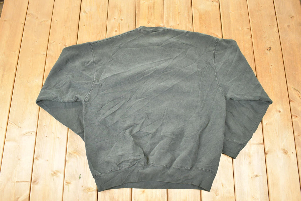 Vintage 1990s Sharky's Guitar Embroidered Heavyweight Crewneck Sweatshirt Men's XL