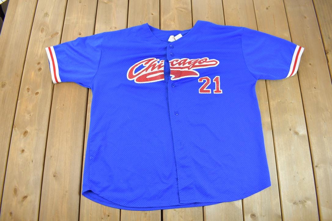 Vintage 2000 Chicago Cubs Sammy Sosa MLB Baseball Jersey Vintage Jersey
