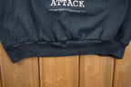 Vintage 1998 WCW NWO White and Black Attack Graphic Wrestling Crewneck