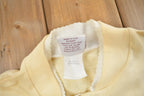 Vintage 1990s Beach Theme All Over Print Henley Sweater