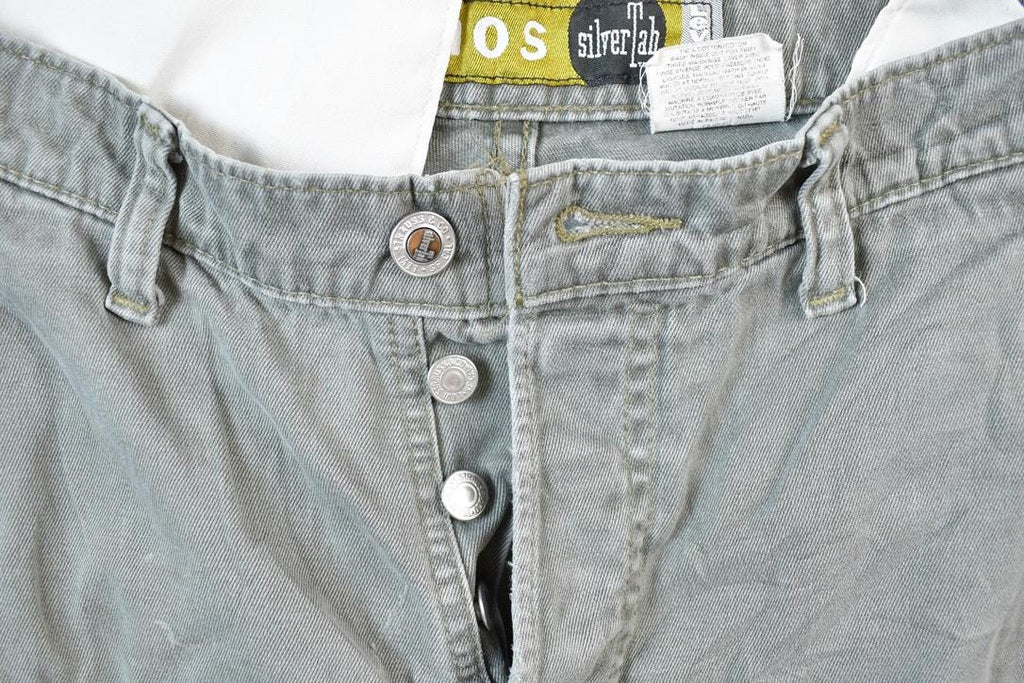 Vintage 1990s Levi Strauss SilverTab Denim Chinos Size 30 x 30 Made In USA
