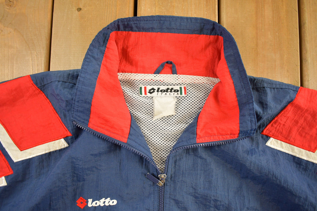 Vintage 1990s Lotto Nylon Windbreaker