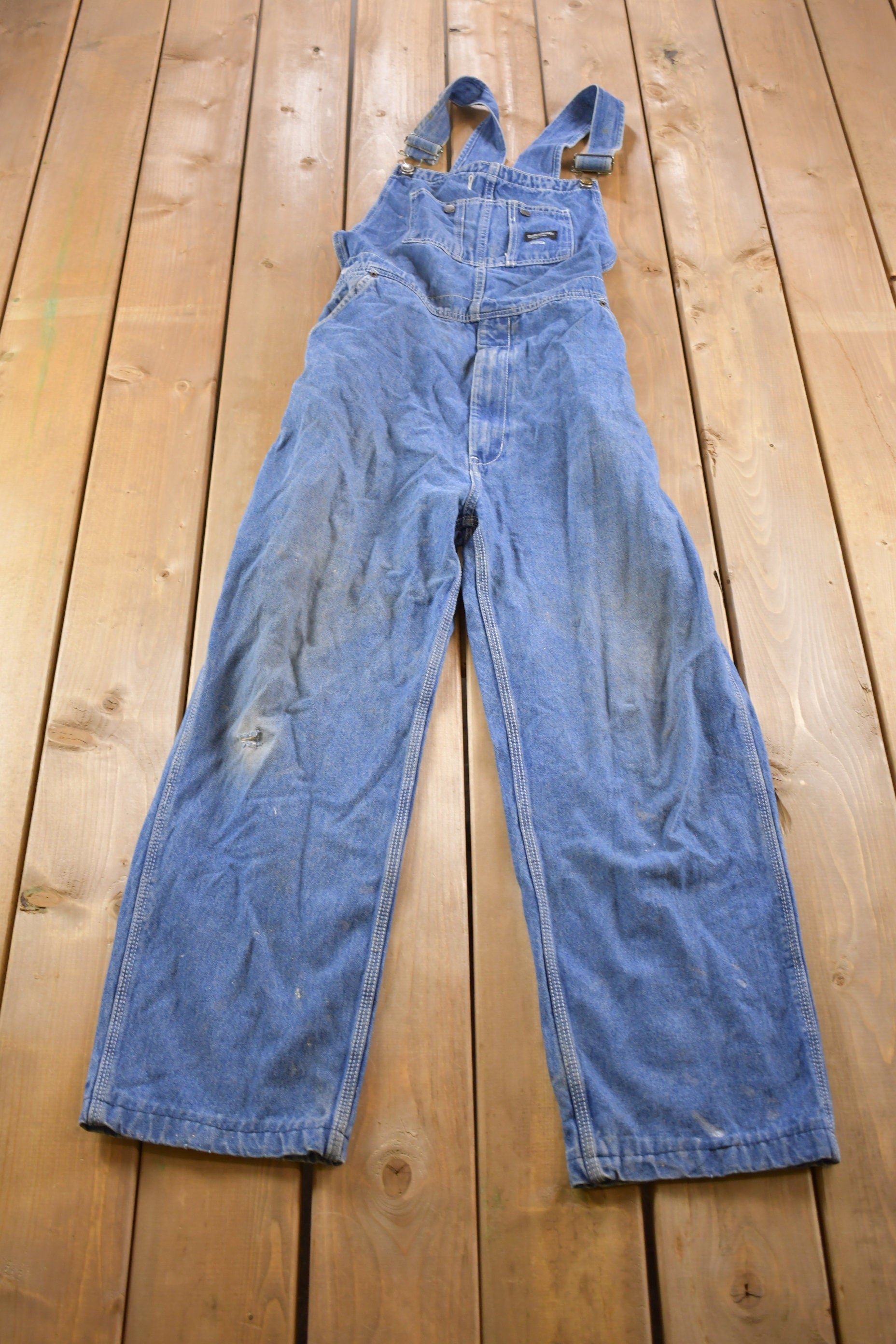 Vintage 1990s Most Wanted Denim Jean Overalls Size Medium