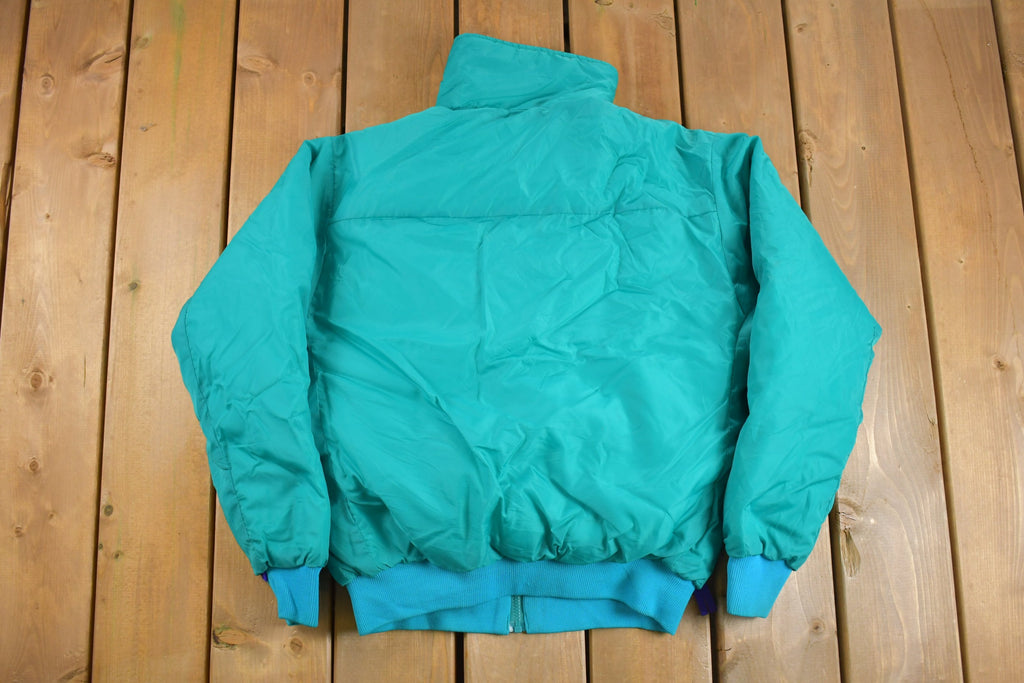 Vintage 1990s Columbia Sportswear Reversible Puffer Jacket