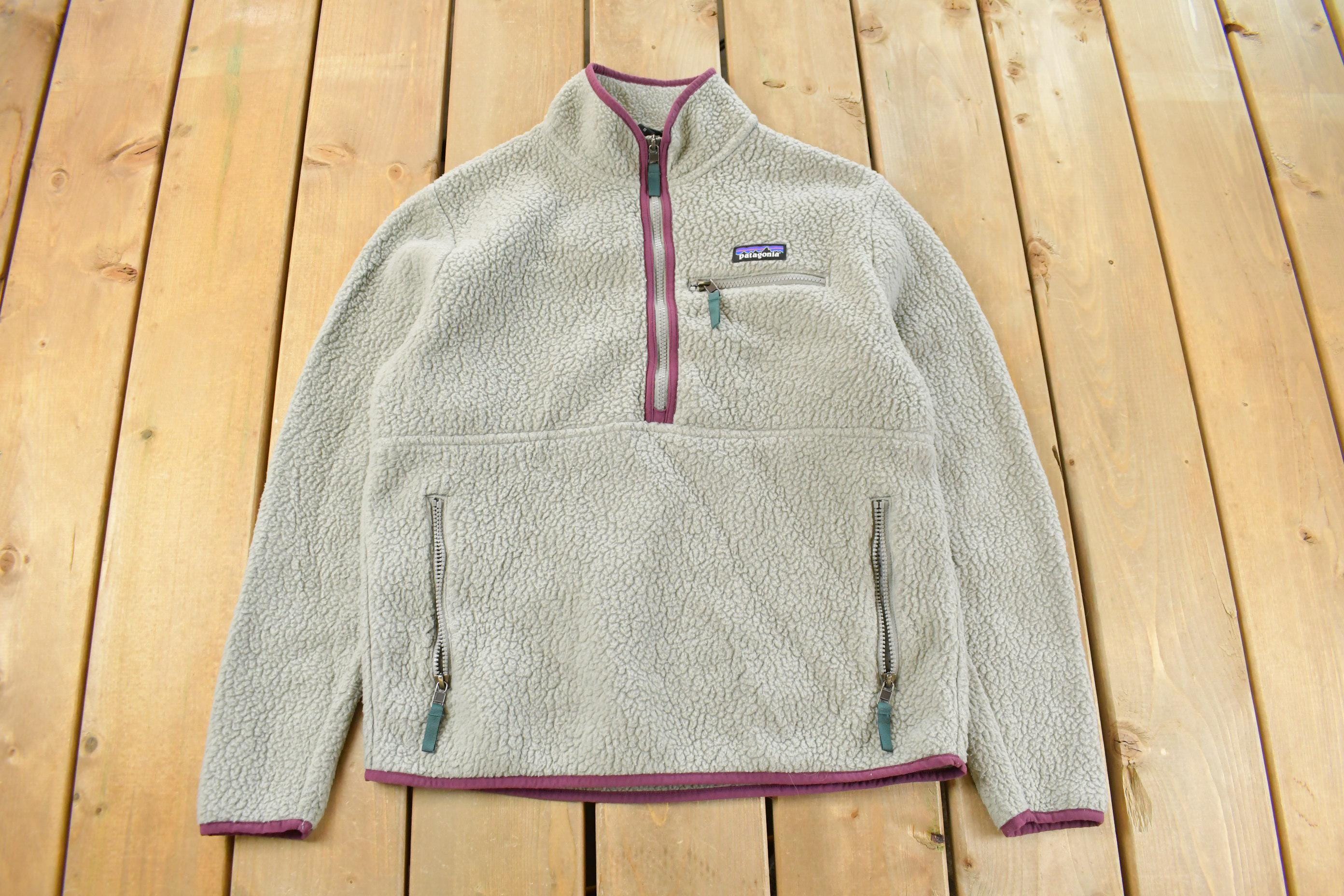 Vintage Y2K Patagonia Deep Pile Half Zip Fleece Sweater Women's Medium