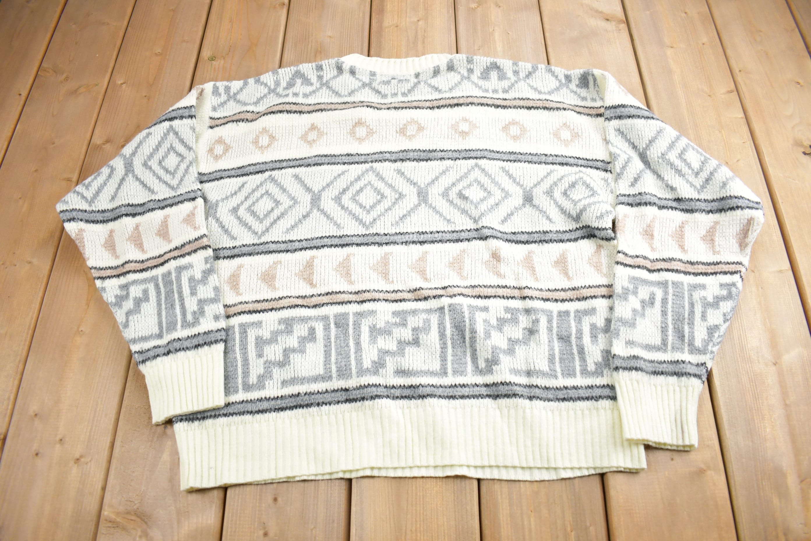 Vintage 1980s London Fog Made In USA Knit Sweater
