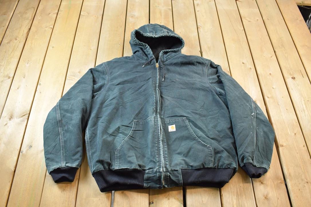 Vintage 1990s Black Carhartt Active Jac Jacket