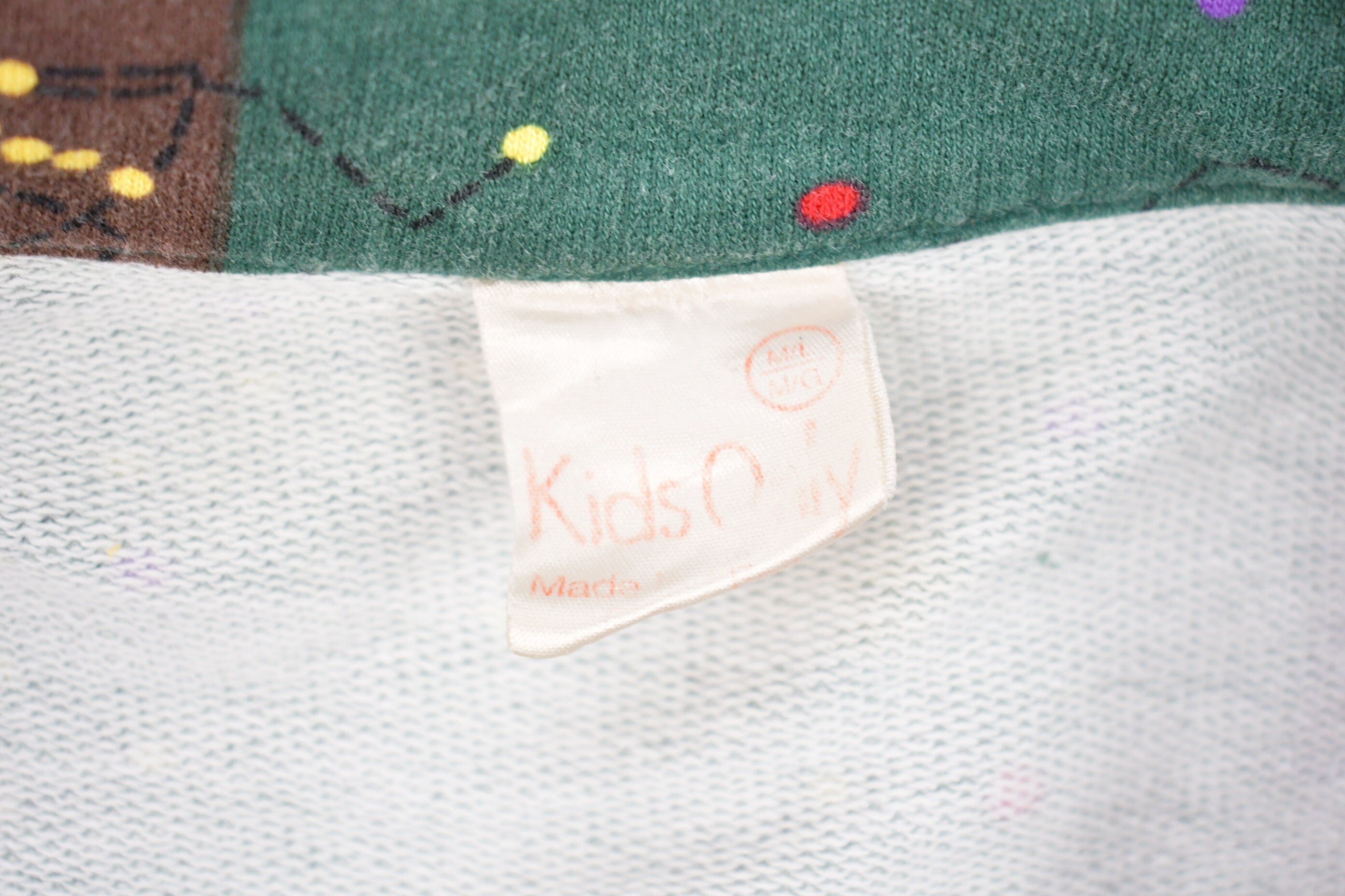 Vintage 1990s Kids Only Patchwork All Over Print Button Up Shirt