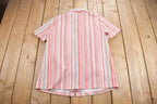 Vintage 1980s Land 'N Sea Striped Button Up Shirt