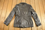 Vintage 1990s Danier Black Leather Jacket