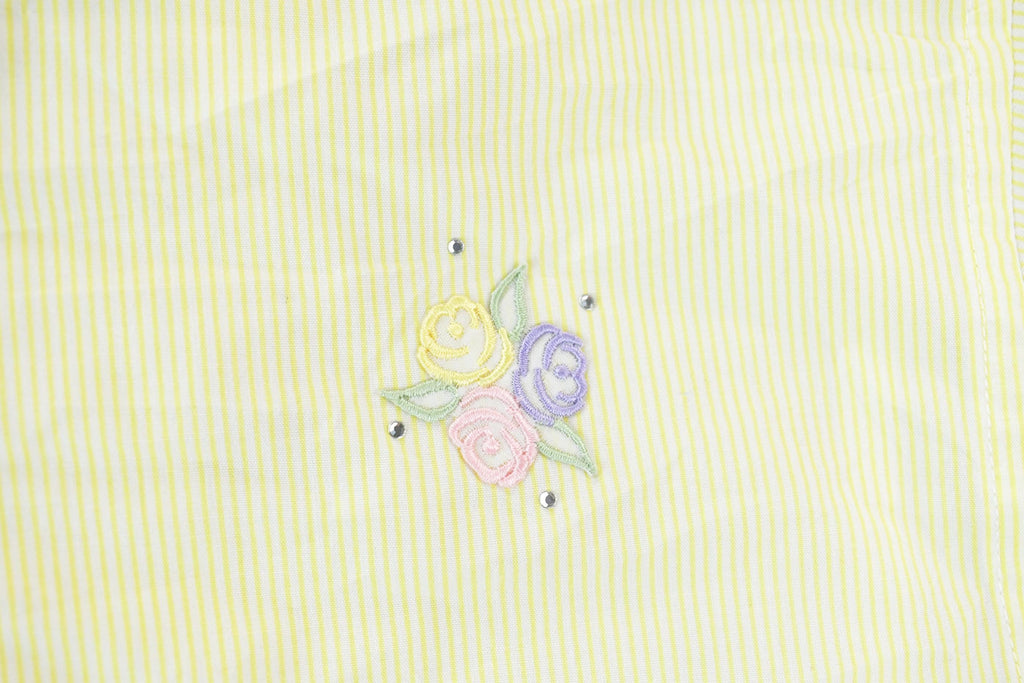 Vintage 1980s Embroidered Button Up Shirt