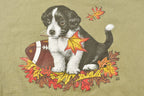 Vintage 1990s Puppy Dog Theme Crewneck Sweater