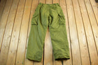 Vintage 1998 Army Military Green Combat Trousers Size 33 x 30