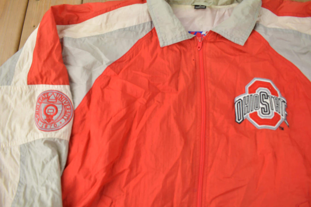 Vintage 1990s Ohio State University Buckeyes Collegiate Windbreaker