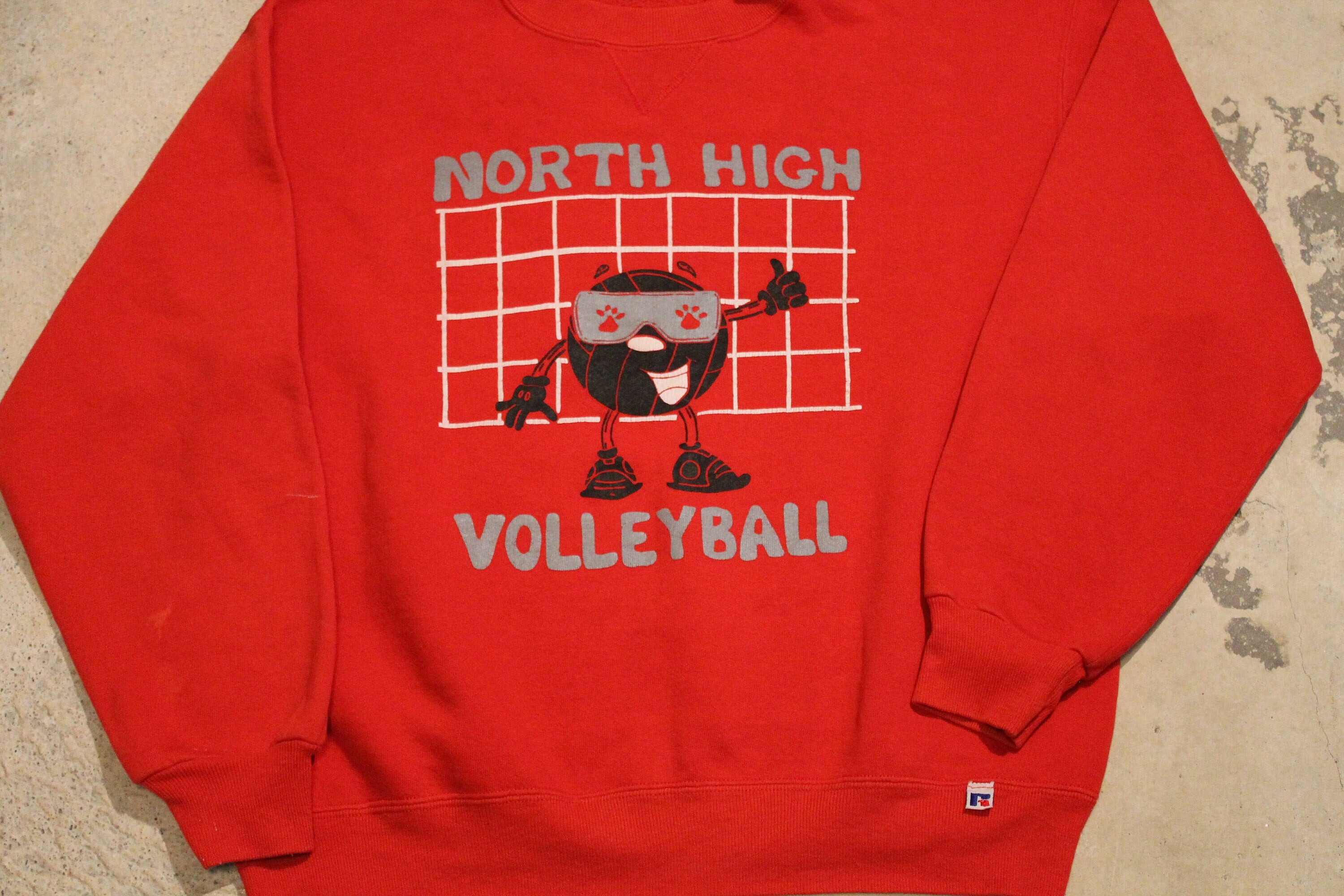 Vintage 1990s North High Volleyball Crewneck Sweater