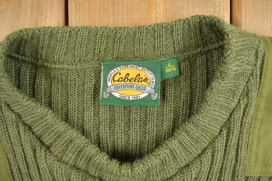 Vintage Cabelas Outdoor Gear Knit Sweater
