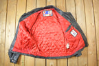 Vintage 1990s Starter NBA Chicago Bulls Leather Jacket