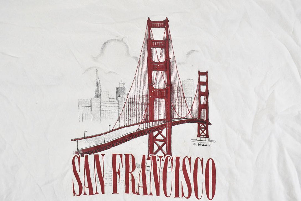 Vintage 1990s San Francisco Golden Gate Bridge Souvenir T-Shirt