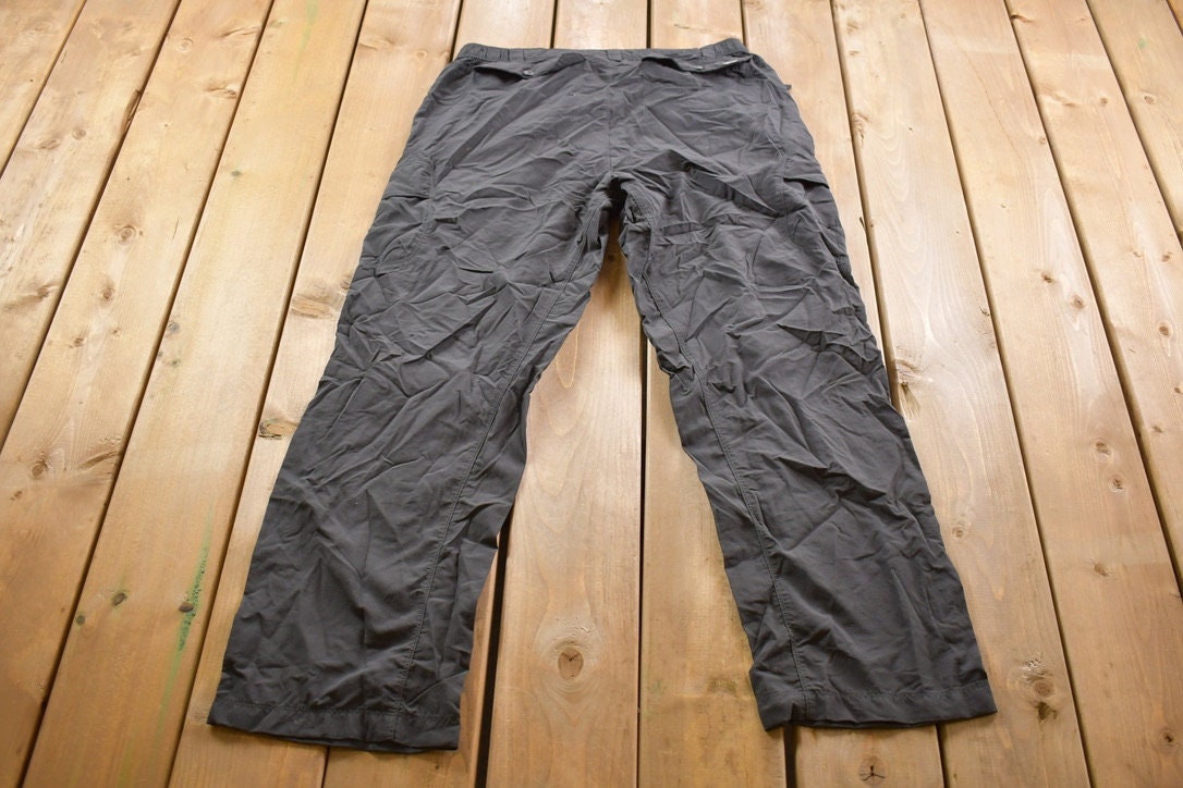 Vintage 1990s The North Face Black Track Pants Size 34 x 31