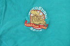 Vintage 1990s Moosehead Canadian Lager Quarter Button Collared Sweatshirt