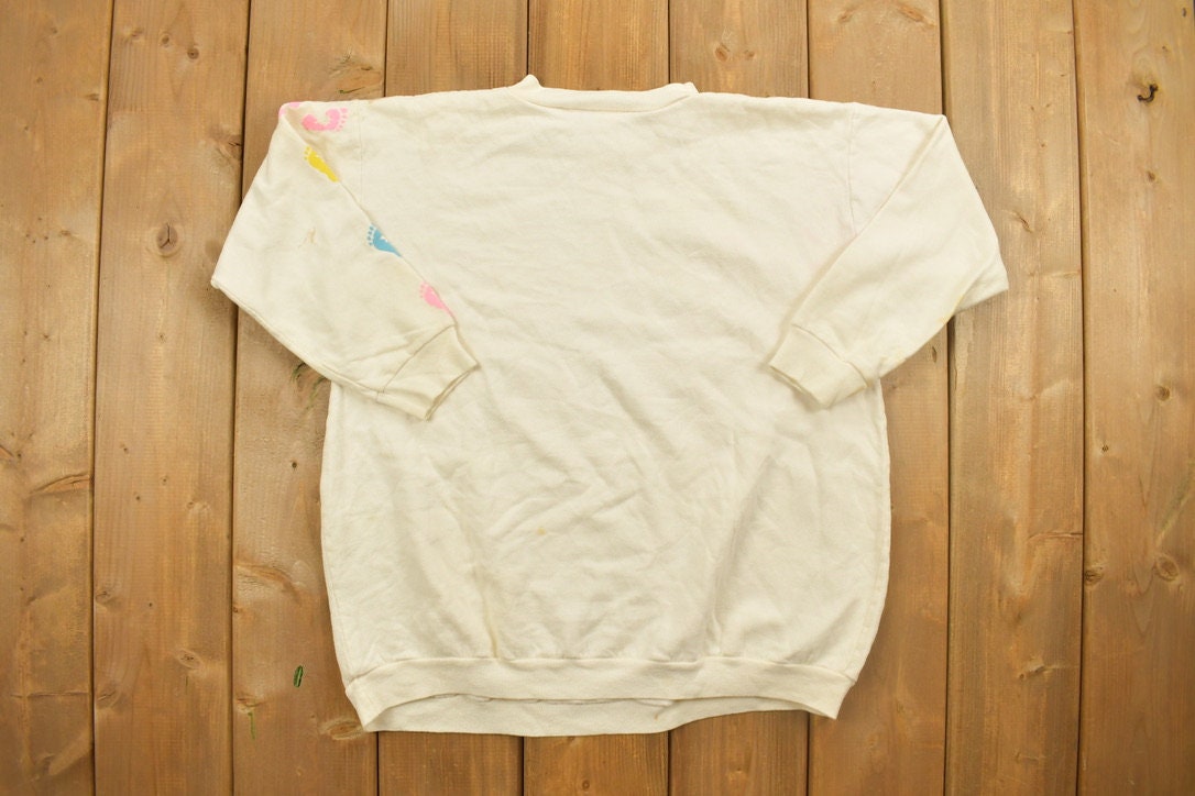 Vintage 1980s Baby on Board Crewneck Sweater