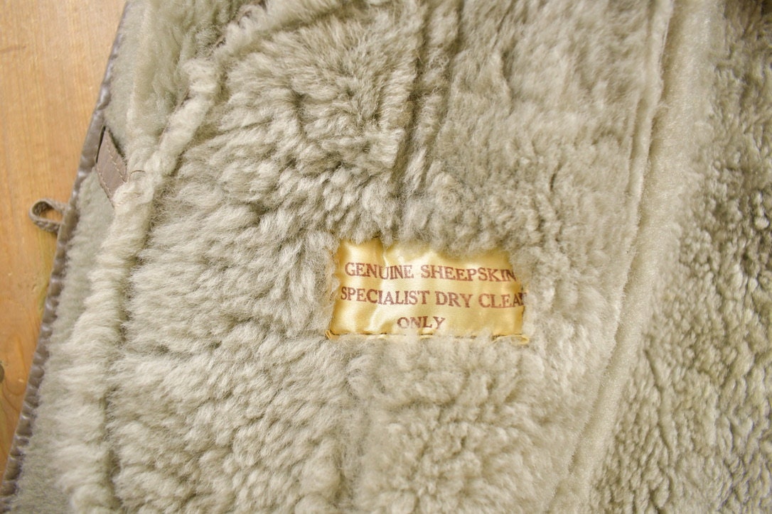 Vintage 1980's Genuine Sheepskin Fur Coat