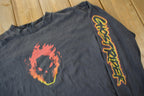 Vintage 1990s Ghost Rider Marvel Promo Long Sleeve Graphic T-shirt