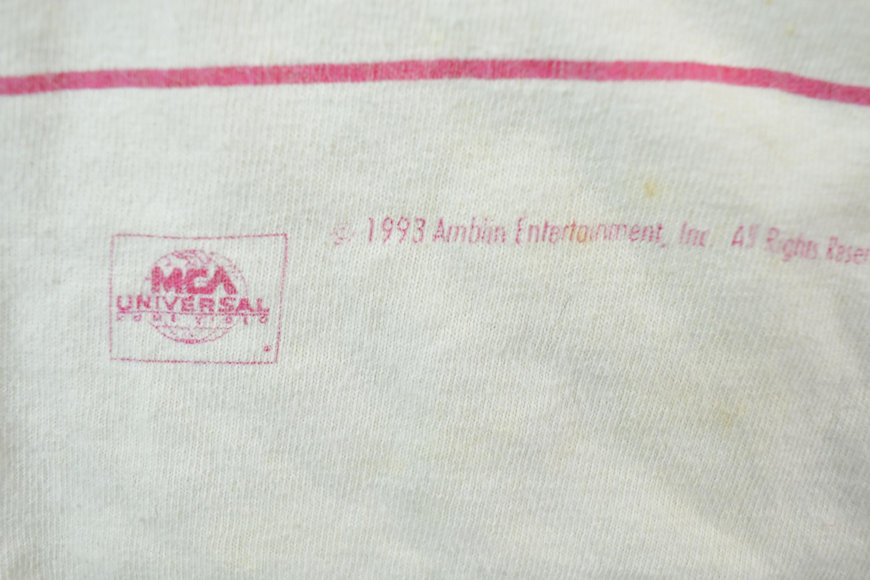 Vintage 1993 Amblin Entertainment A Dangerous Woman MCA Universal Ingram Graphic T-Shirt