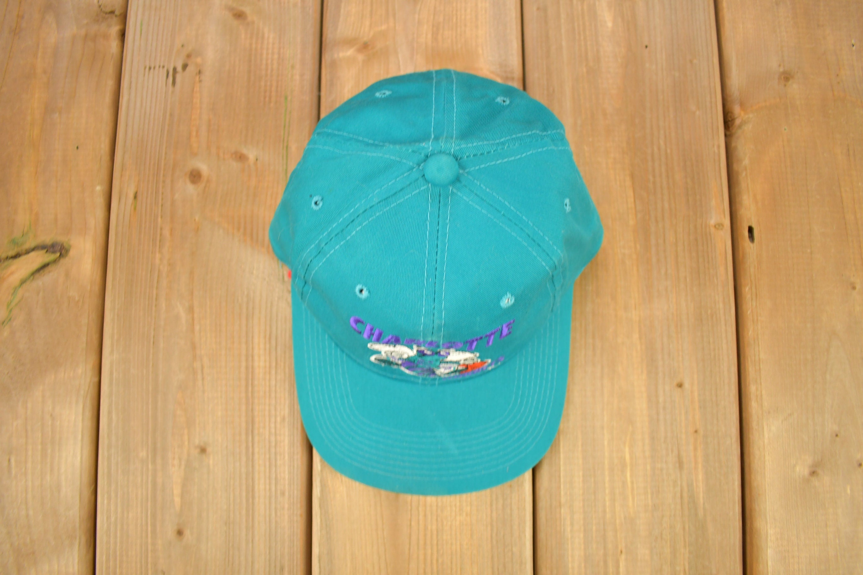 Vintage 1990s Charlotte Hornets NBA Snap Back Hat