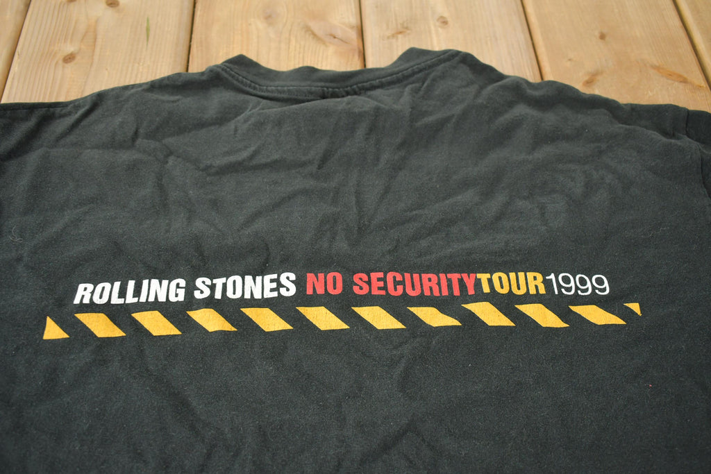 Vintage 1999 The Rolling Stones No Security Tour Band T-shirt