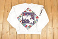 Vintage 1990s 3 Santas Christmas Crewneck Sweatshirt Men's L