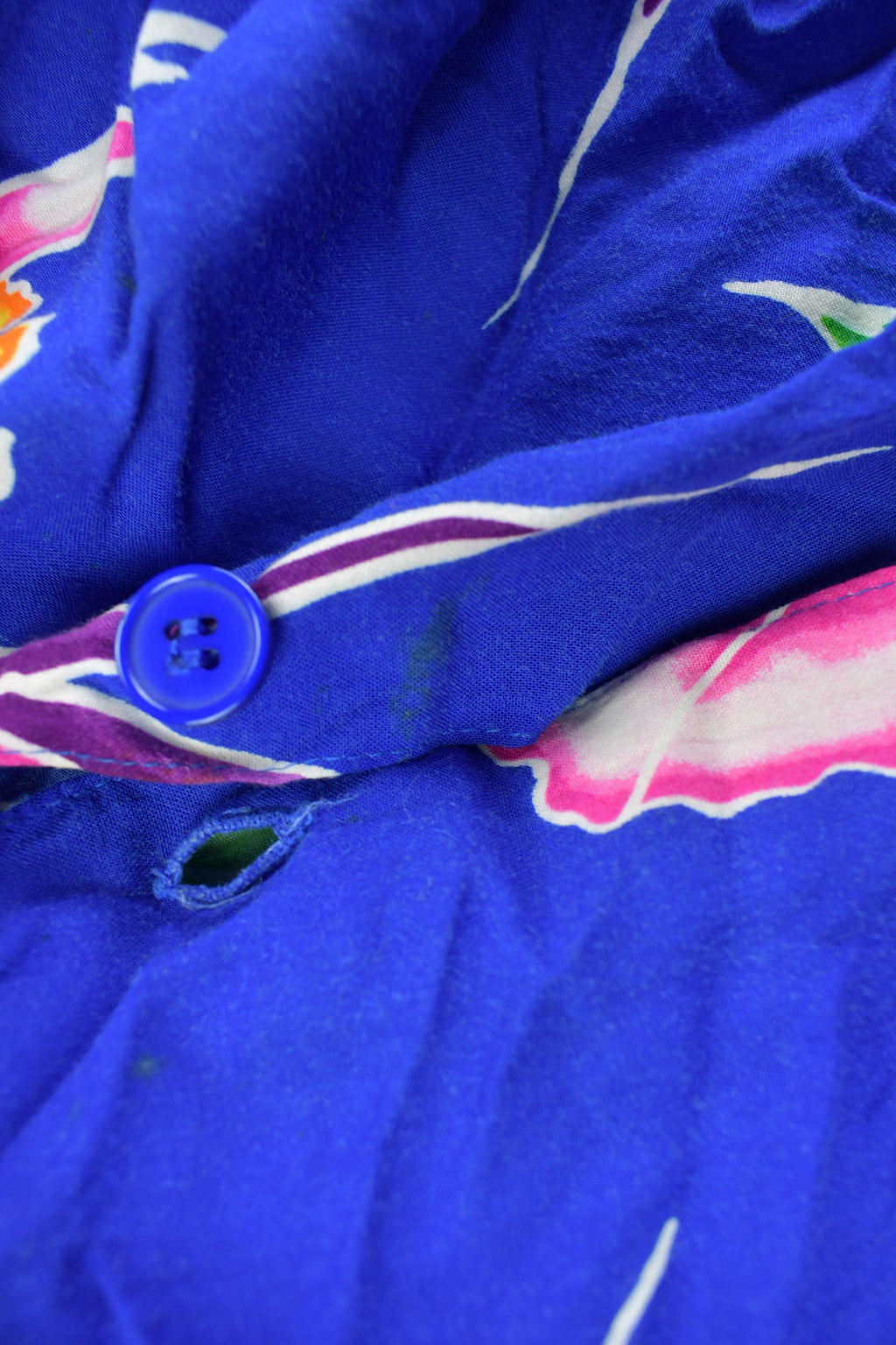 Vintage 1990s Hawaiian Floral Button Up Shirt