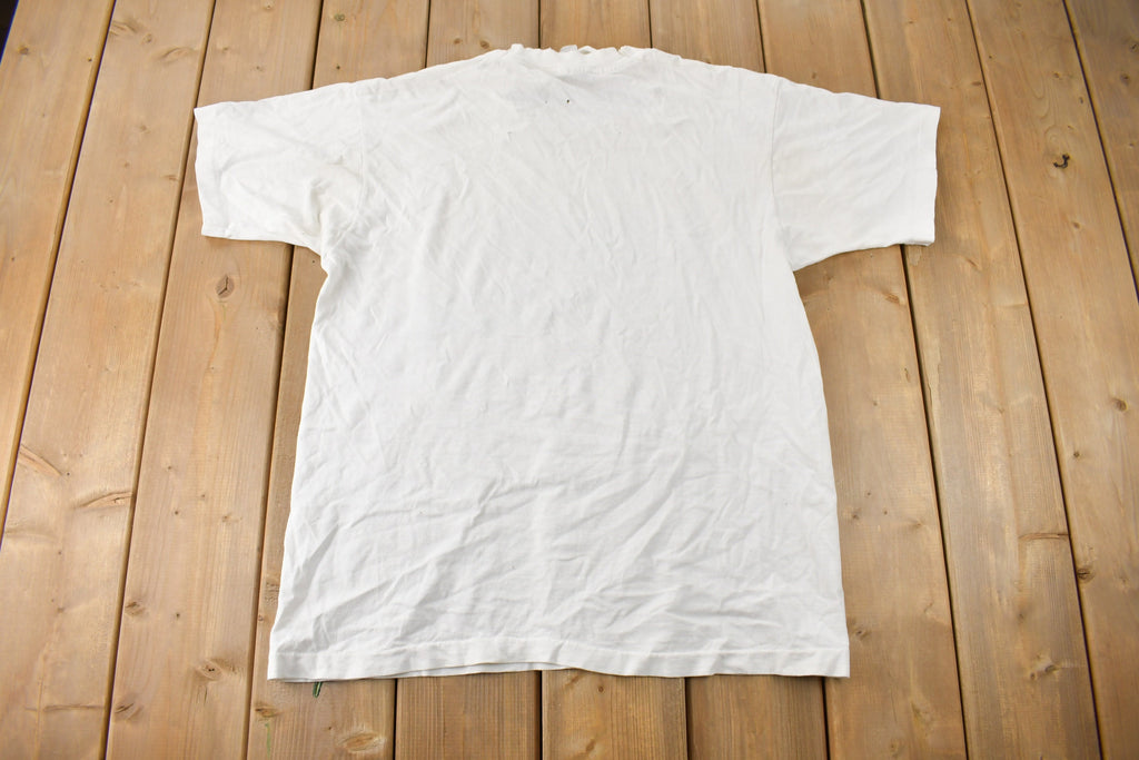 Vintage 1990s Periodic Table Of The Elements Single Stitch Graphic T Shirt Made In USA Size XL