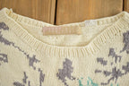 Vintage 1990s Perry Ellis Portfolio Petite Knit Crewneck Sweater