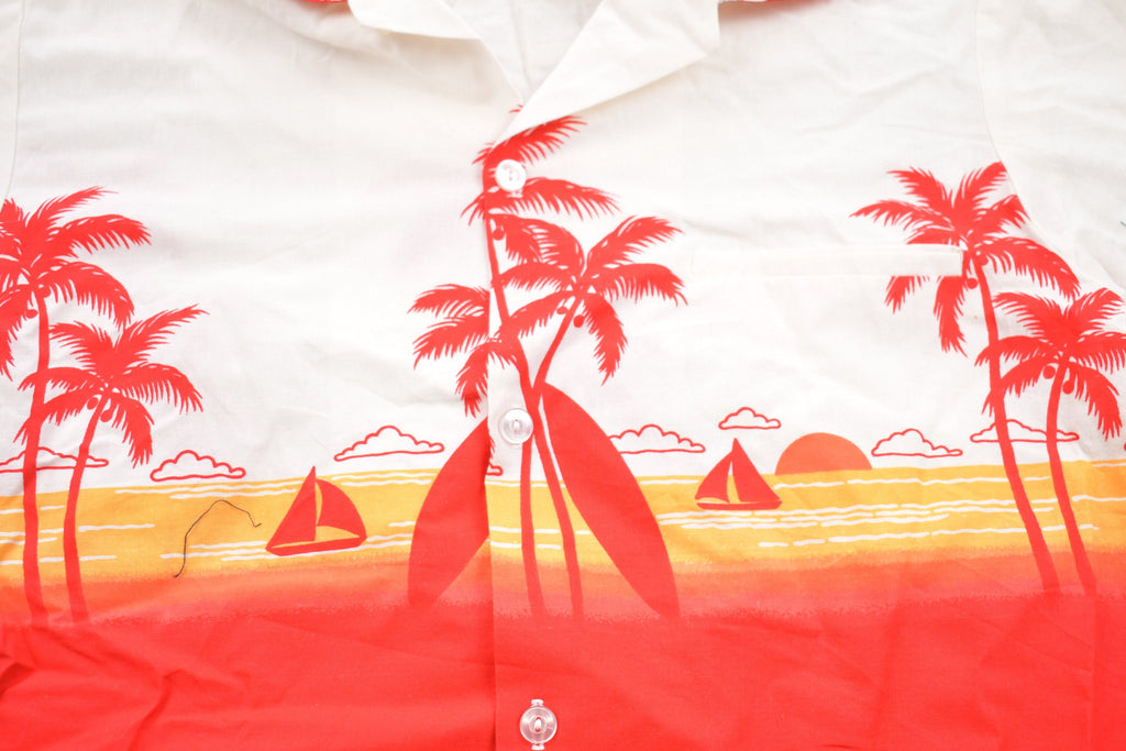 Vintage 1990s Helena's Floral Button Up Shirt / Graphic / 80s / 90s / Streetwear / Retro Style / 90s Shirt / Made In USA