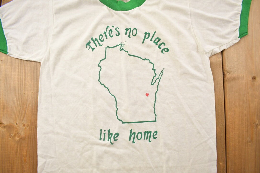 Vintage 1970s There's No Place Like Home Graphic T Shirt