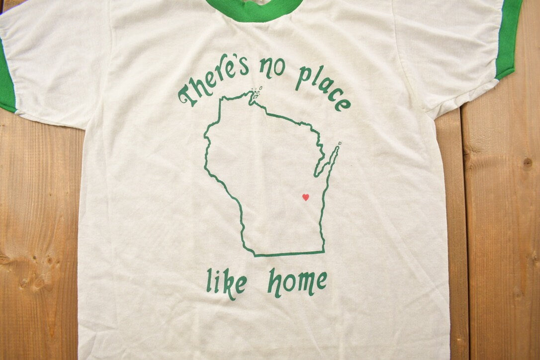 Vintage 1970s There's No Place Like Home Graphic T Shirt