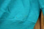 Vintage 1990s Blank Turquoise Crewneck Sweatshirt