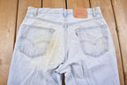 Vintage 1990s Levi's 505 Red Tab Jeans Size 32 x 31