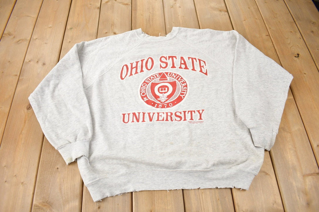 Vintage 1989 Ohio State University Collegiate Crewneck Made In USA