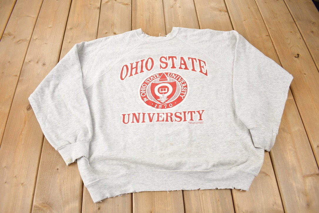 Vintage 1989 Ohio State University Collegiate Crewneck Made In USA