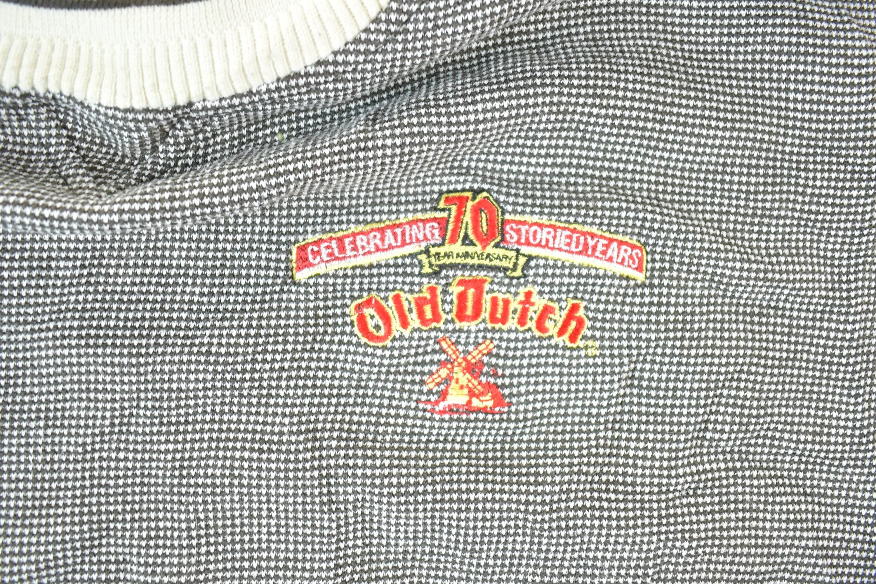 Vintage 1990s Old Dutch Souvenir Crew Neck Heavyweight Sweatshirt