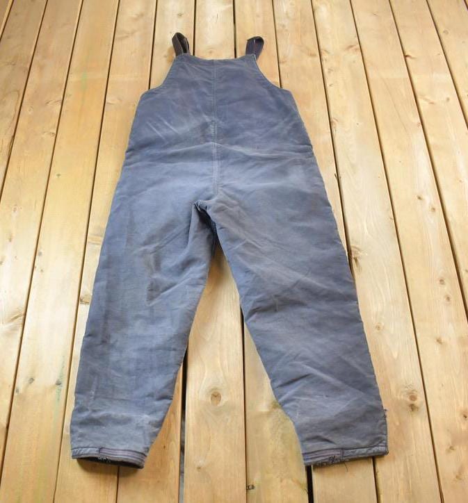 Vintage 1940s N Deck Bib Overalls WWII Blue