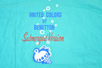 Vintage 1990s United Colours Of Benetton Souvenir Single Stitch Graphic Print T-Shirt Made In USA  Vintage Streetwear  Vacation Tee