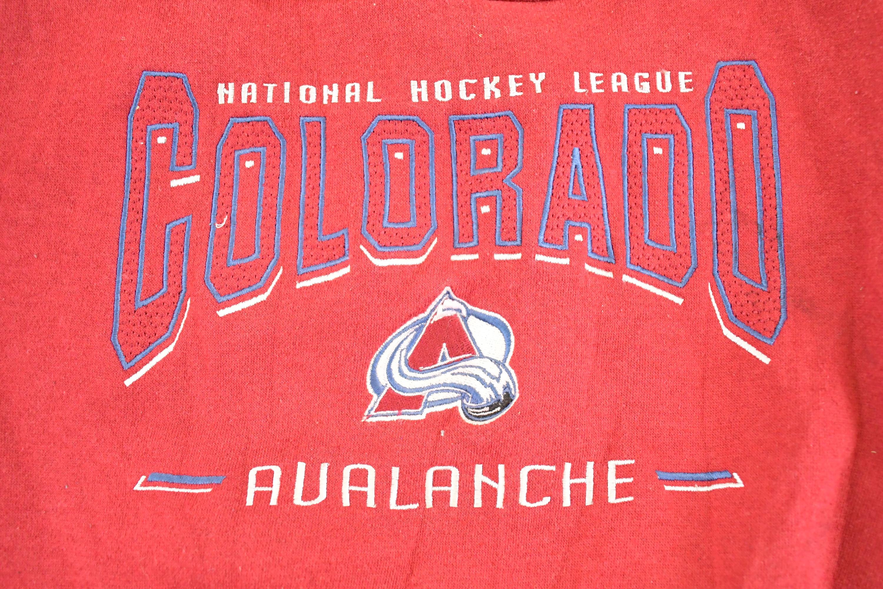 Vintage 1990s Colorado Avalanche Lee Sport Crewneck Sweatshirt Youth M